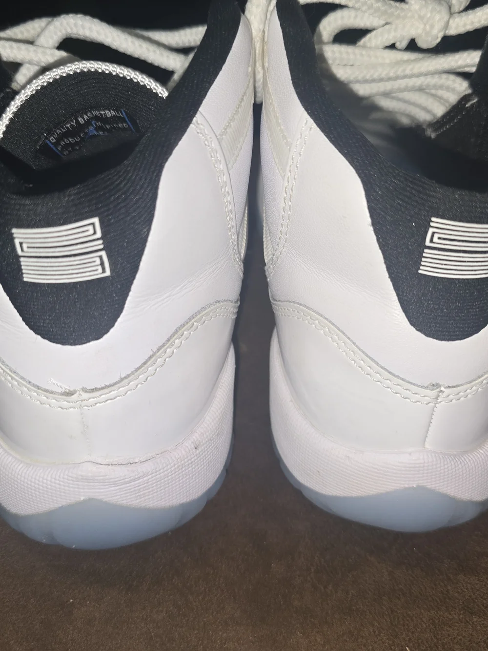 Jordan Kids White and Light Blue Retro Sneakers